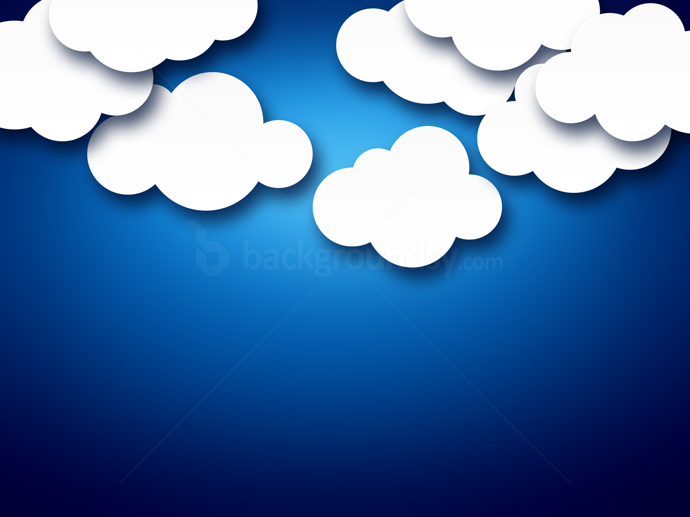 cartoon clouds