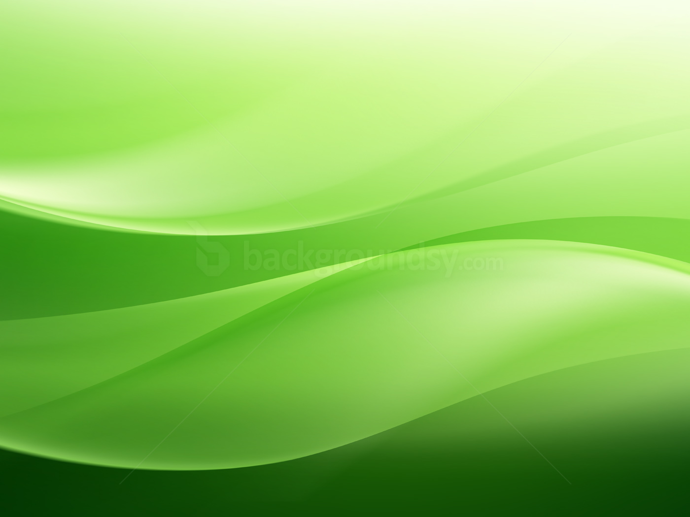 Green waves background - Backgroundsy