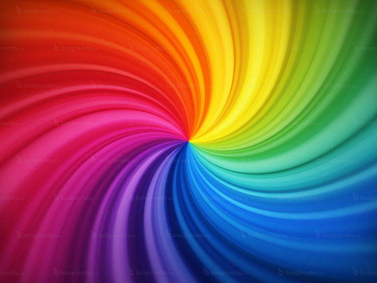 Spiral rainbow background - Backgroundsy