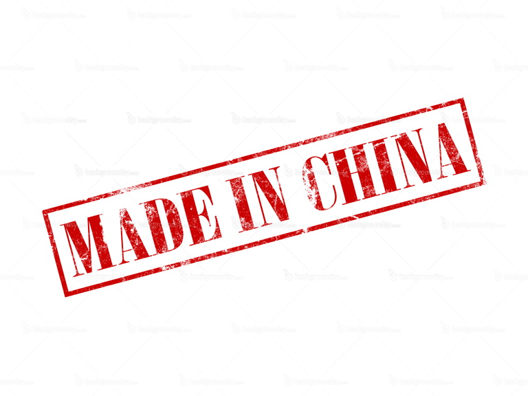 Made in china stamp