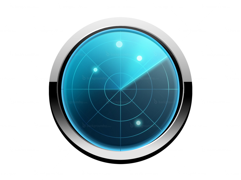 Radar screen icon (PSD)