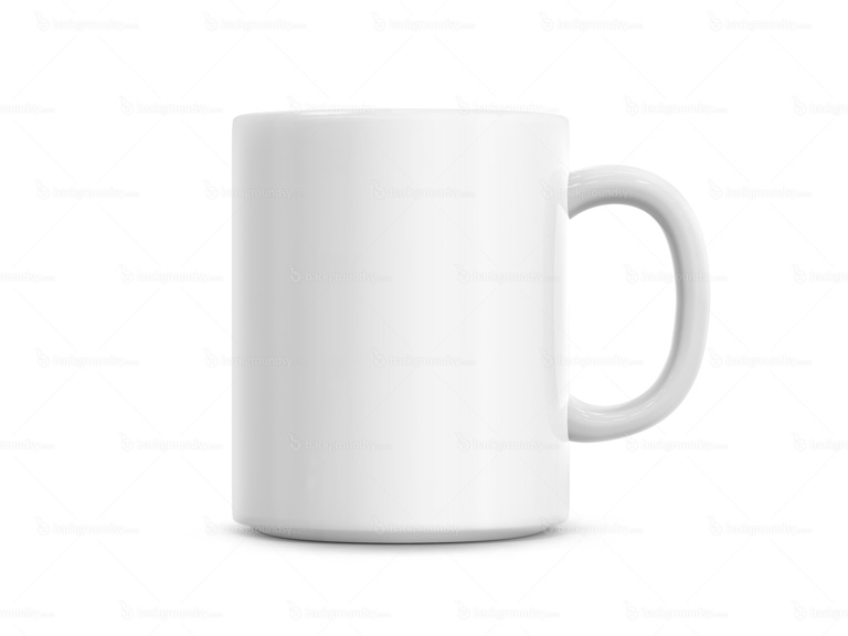 White coffee cup